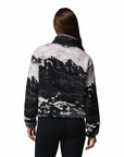 Columbia Helvetia II Printed Cropped 1/2 Snap Fleece Shale Purple Sisters / Shale Purple - Booley Galway