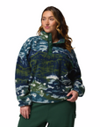 Women's Helvetia II Printed Cropped 1/2 Snap Fleece