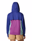 Columbia Women's Crested Canyon Windbreaker Razzle / Spray / Clematis Blue - Booley Galway