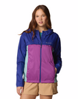 Columbia Women's Crested Canyon Windbreaker Razzle / Spray / Clematis Blue - Booley Galway