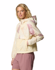 Columbia Women's Spire Valley Printed Windbreaker Lemon Wash Rays - Booley Galway
