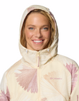 Columbia Women's Spire Valley Printed Windbreaker Lemon Wash Rays - Booley Galway
