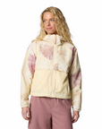 Columbia Women's Spire Valley Printed Windbreaker Lemon Wash Rays - Booley Galway