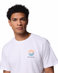 Columbia Men's Kettle River Outdoor Tee White / Circular Linescape - Booley Galway