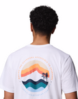 Columbia Men's Kettle River Outdoor Tee White / Circular Linescape - Booley Galway