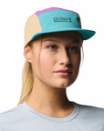 Columbia Creek Side 5 Panel Hat Teal / Razzle / Canoe - Booley Galway