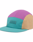 Columbia Creek Side 5 Panel Hat Teal / Razzle / Canoe - Booley Galway
