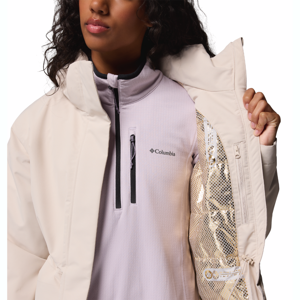 Columbia Women's Pulaski Parka Dark Stone - Booley Galway