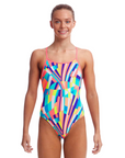 Funkita Kids Diamond Back One Piece Pastel Panel - Booley Galway