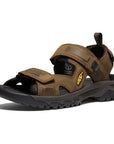 Keen Men's Targhee III Open Toe Sandals Bison / Mulch - Booley Galway