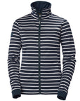 Helly Hansen Women's Crew Fleece Jacket Navy Stripe - Booley Galway