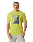 Helly Hansen Men's HP Race Graphic T-Shirt Cyber Lime - Booley Galway