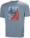 Helly Hansen Men's HP Race Graphic T-Shirt Washed Navy - Booley Galway
