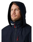 Helly Hansen Men's Crew Hooded Midlayer Jacket 2.0 Navy - Booley Galway