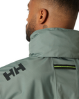 Helly Hansen Men's Crew Hooded Jacket 2.0 Grey Cactus - Booley Galway