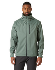 Helly Hansen Men's Crew Hooded Jacket 2.0 Grey Cactus - Booley Galway
