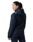 Helly Hansen Women's Crew Hooded Midlayer Jacket 2.0 Navy - Booley Galway