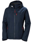 Helly Hansen Women's Crew Hooded Midlayer Jacket 2.0 Navy - Booley Galway