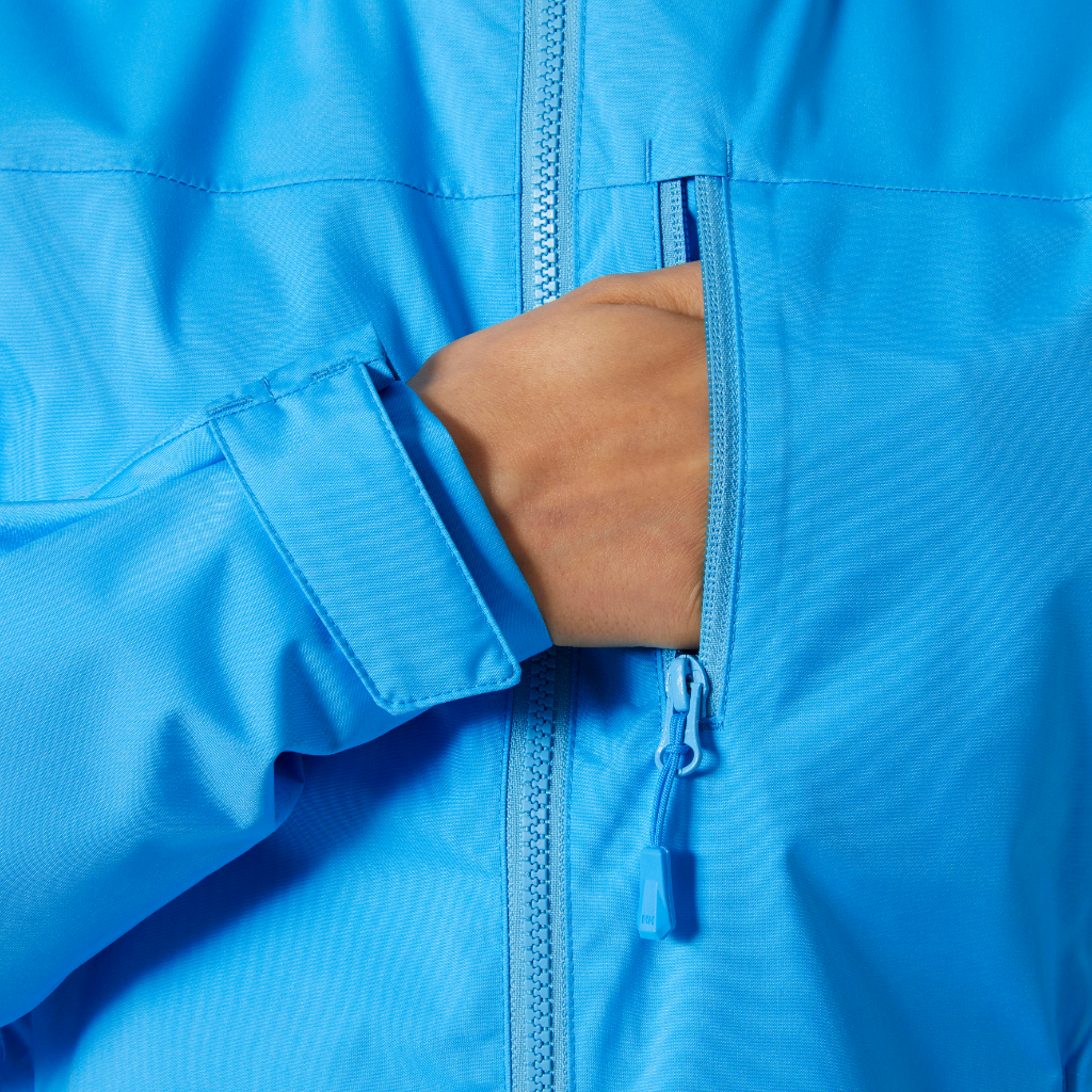 Helly Hansen Women's Crew Hooded Midlayer Jacket 2.0 Cyan - Booley Galway