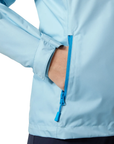 Helly Hansen Women's Crew Hooded Pile Jacket Light Cyan - Booley Galway