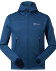 Berghaus Men's Pravitale Mountain 2.0 Hooded Fleece Jacket Turqoise / Dark Blue - Booley Galway