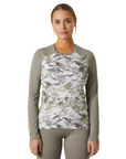 Helly Hansen Women's Lifa Active Crew Base Layer Terrazzo Mountain Camo - Booley Galway