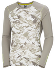 Helly Hansen Women's Lifa Active Crew Base Layer Terrazzo Mountain Camo - Booley Galway