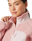 Helly Hansen Women's Imperial Pile Block Full Zip Fleece Pink Salt - Booley Galway