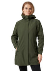 Women's Valkyrie Fleece Lined Rain Jacket - Utility Green