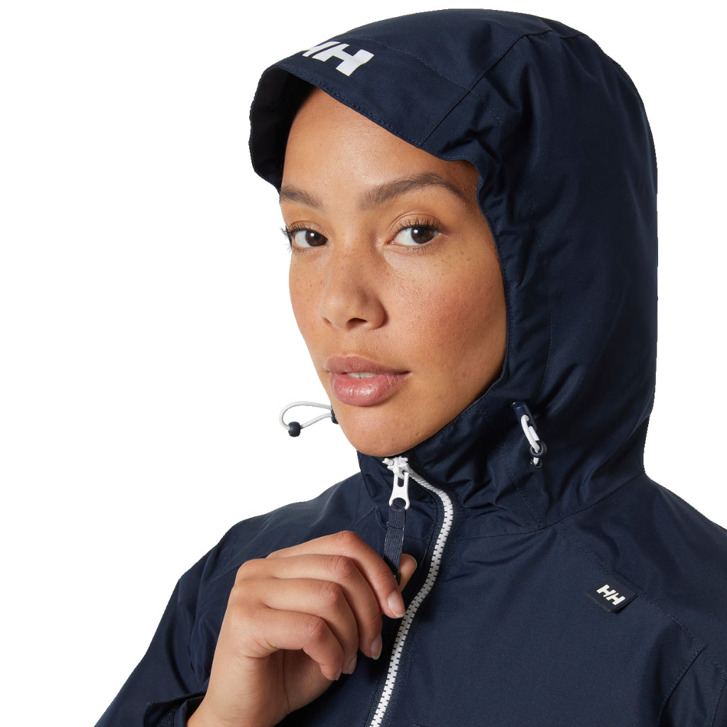 Helly Hansen Women's Belfast Long Jacket Navy - Booley Galway