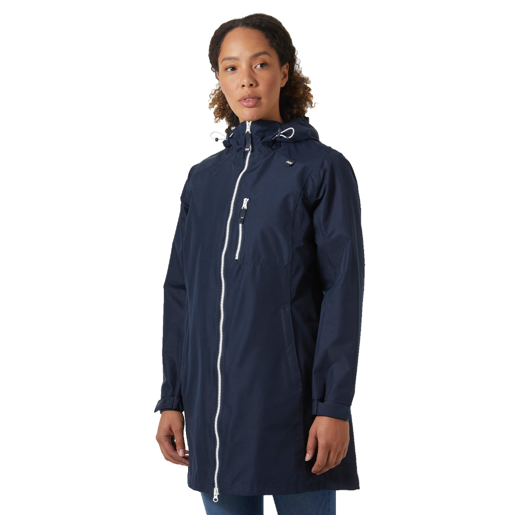 Helly Hansen Women's Belfast Long Jacket Navy - Booley Galway