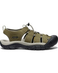 Keen Men's Newport Leather Sandals Martini Olive / Brindle - Booley Galway