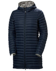 Helly Hansen Women's Sirdal Long Insulated Jacket Navy - Booley Galway