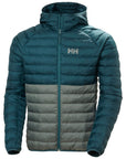 Helly Hansen Men's Banff Hooded Insulator Jacket Dark Creek / Grey Cactus - Booley Galway