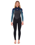 Rip Curl Women's Omega 3/2 Back Zip Steamer Green - Booley Galway