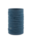 Buff Merino Wool Buff Lightweight Solid Dusty Blue - Booley Galway