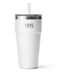 Yeti Rambler 26oz Straw Cup White - Booley Galway