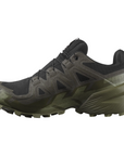 Salomon Men's Speedcross 6 GTX Black / Peat / Deep Lichen Green - Booley Galway