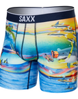 Men's Volt Breathable Mesh Boxer Brief 5 in - Locals Only / Multi