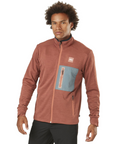Men's Bake Grid Full Zip Tech Fleece - Black