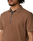 The North Face Men's Premium Slim Polo Shirt Latte - Booley Galway