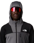 The North Face Men's Stormgap Power Grid Hoodie Smoked Pearl / TNF Black - Booley Galway