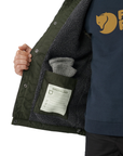 Men's Greenland Winter Jacket - Green / Dark Grey