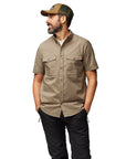 Men's Ovik Air Stretch S/S Shirt - Mountain Blue