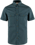 Fjallraven Men's Ovik Air Stretch S/S Shirt Mountain Blue - Booley Galway