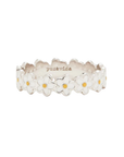 Painted Blooms Ring - Silver