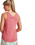 Sherpa Adventure Gear Women's Varuna V-Neck Tank Light Mineral Red - Booley Galway