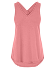 Sherpa Adventure Gear Women's Varuna V-Neck Tank Light Mineral Red - Booley Galway
