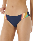 Rip Curl Women's Day Break Multi Cheeky Bikini Pant Navy - Booley Galway