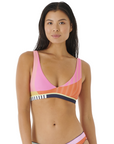 Rip Curl Women's Day Break Triangle Bikini Top Multicolour - Booley Galway